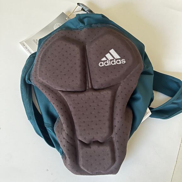 Adidas Parlay Padded Cycling Bib Shorts Women’s Small Green HM3159 MSRP $200 NWT - Picture 7 of 12